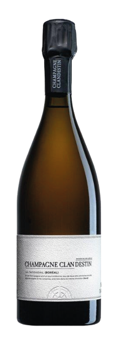 Clandestin – Boréal 2022 sélection de vins rares – champagne vin rouge blanc sparkling tea pétillant pour événement VIP en Suisse vignoble degustation experience client sur mesure Vinilux Viniluxe Benjamin Petit bouteille Clandestin – Boréal 2022